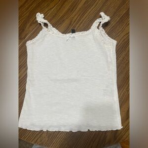White H&M tank top